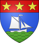 Blason ville fr Trouville-sur-Mer (Calvados)